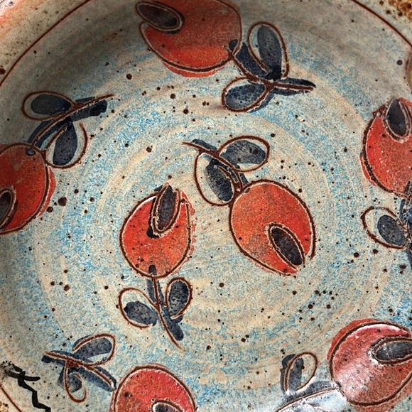 VINTAGE CIGAR ASHTRAY ITALIAN POTTERY SIGNED LAZZARO FROM MODIGLIANI STUDIO - Picture 3 of 9